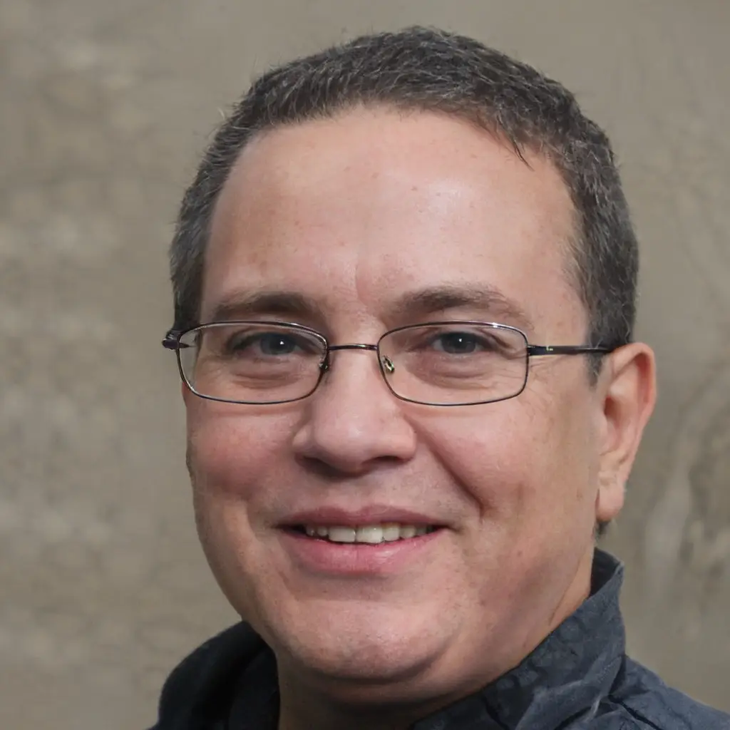 Confident mature man with healthy, clear skin achieved through primeBiome skincare routine.